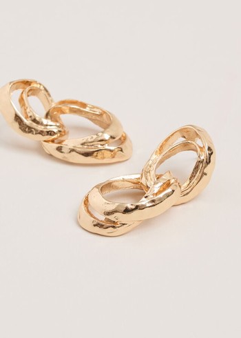 Phase Eight Drop Circle Jewellery Gold Canada | RQJAWE-462